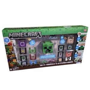 Minecraft Do-It-Yourself 3D Sticker Maker Kit New with Box